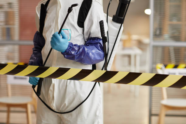 Professional Biohazard Cleanup technician working in Meriden, WY